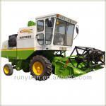 4LZ-2 mini wheat and rice harvester machine of 67kw with 2.5kg/s feeding-