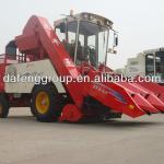 corn combine harvester-