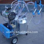 Two Bucket Vacuum Pump Portable Milking Machine for Cow/Sheep/Goat