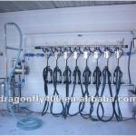 Small pipeline system milking parlour