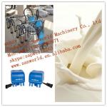 movable cow milking machine/mobile milking machine with one milk bucket/ milking machine with two milking bucket/stainless steel