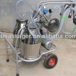 vacuum pump and motor combined portable/mobile milking machine