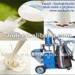 2012 best sale cattle portable milking machine /Portable vacuum pump milking machine /008615838061759