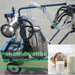 Moving double bottle Cow Milking machine ( 0086-15838060327)