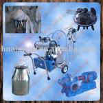 Portable cow milking machine,single bucket