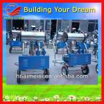 2013 hot popular portable milking machine with vacuum pump,mobile double buckets cow milking machine