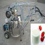 vacuum double bottles milking machine for cow(skype :wendyzf1)