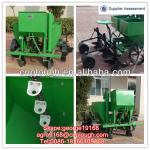 Agicultural tractor potato planter machine with fertilizer