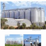 Assembly/bolted/corrugated galvanized steel grain silo used in wheat flour mill