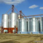 2000t assembly tapered bottom hot galvanized grain silo