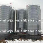 500/800/1000 ton grain storage galvanized silo for sale