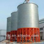 Galvanized steel 250ton maize on-farm grain storage silo