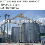 Taian Shelley Hopper bottom storing 5000 tons grain storage silos