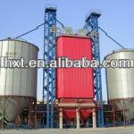 Steel silo with cleaning and dryer for store maize and rice
