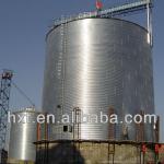 Wheat storage steel silos,600 ton tank and bins on farm, grain silo