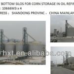 Wheat Malt storage steel silos,700 ton tank and bins on farm, grain silo