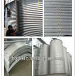 Soybean cake storage steel silos,700 ton tank and bins on farm, grain silo