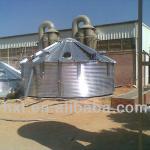 Assembly Corrugated Steel Silo on farm, grain and flour storage, farm silos for sale
