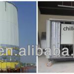 Grain storage system in flour mill, flat bottom silos,galvanized steel,galvanised bin