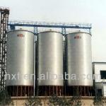 TSE manufacturing Corrugated Steel Grain Silo, cone bottom silos, 1000t farm silos for sale