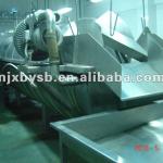 boiler chickens slaughter house/abattoir processing procedure-screw pre-cooling machine