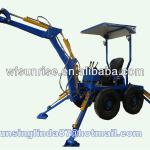 Direct Factory RXDLW-18 Mini Mobile Backhoe Mini Wheel Excavator Mini Mobile Excavator With 18HP Yanmar Engine
