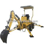 Mini excavator manufacturer factory direct mini towable backhoe with wheel
