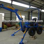 Direct factory Towable Backhoe with 22hp Yanmar engine