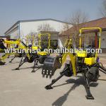 Manufacturers direct factory mini towable backhoe wheel excavators for sale