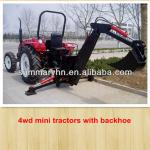 High quality mini tractor backhoe loader