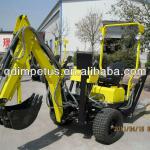 Towable backhoe with 13hp gasoline engine