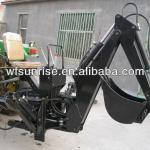 Tractor backhoe for PTO or hydraulic driven