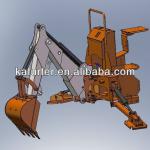CE certificate small garden loader backhoe for tractor