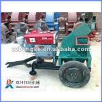 wood chipper/sawdust machine with diesel engine