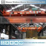 WEIHUA QC Overhead crane with Magnet for Main Hook 16/3.2-32/5 Ton