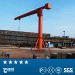 Model container ship slewing jib crane
