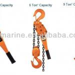 0.75T to 9 T Manual Chain Lever Hoist