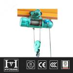 Best price monorail wire rope electric hoist with siemens motor