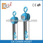 0.5T to 20T CK Manual Chain Hoist Blue Color Construction Cranes