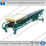 Heat resistant mobile trough belt conveyor