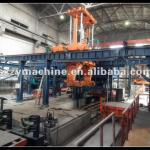 Stable operation turnover assembly manipulator for foundry production plant