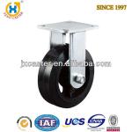 6-inch Rigid Industrial Heavy-duty Caster Wheel with Rubber Wheel