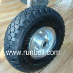 pneumatic dolly metal core wheels