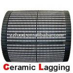 pulley ceramic lagging-