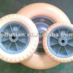 8 inch pu foam wheel, flat free wheel 8 inch-