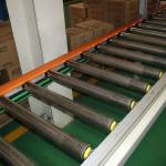 carbon steel single chain roller conveyor