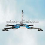 Vacuum lifter with telescopic pad arms