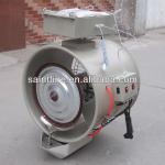 Suspension centrifugal mist sprayer humidification