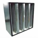 High Quality V-bank Activate Carbon Filter with Galvanized Frame