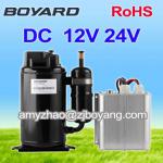 CE ROHS BLDC rotary compressor for 12v 24v dc air conditioner